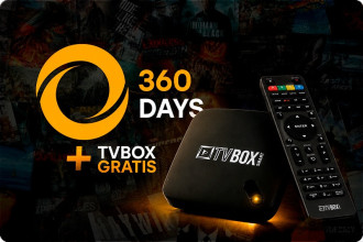 Abonament na 360 dni + Smart TVBOX Gratis
